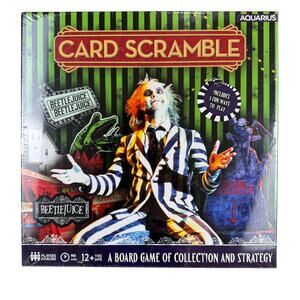 Beetlejuice Card Scramble Board Game Ages 12+ Trivia Strategy New in Plastic